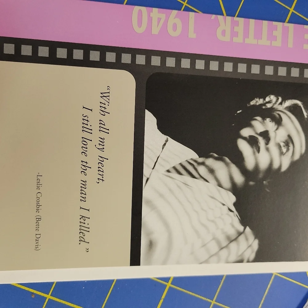 TCM BAD girls of Cinema Set of 3 Blank Cards